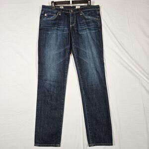 AG Adriano Goldschmied Stilt Jeans Womens 33x30 Blue Dark Wash Skinny Denim USA